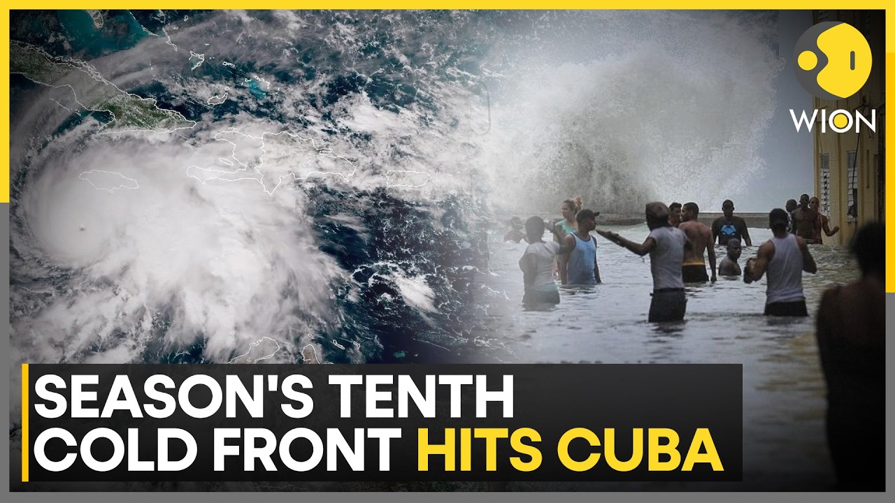 Cuba: High Waves Push Seawater Into Streets Along Malecon | WION