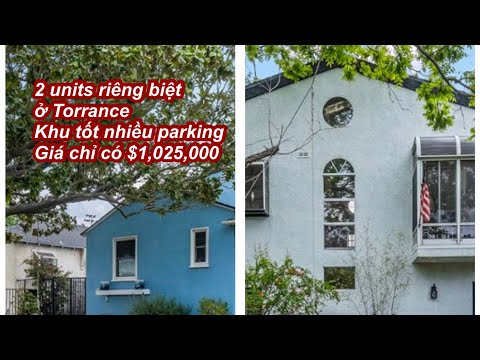 Nhà cửa Mỹ - 2 can nhà ở Torrance. Khu tốt 2 garagem, giá thuê cao, bán giá quá rẻ.