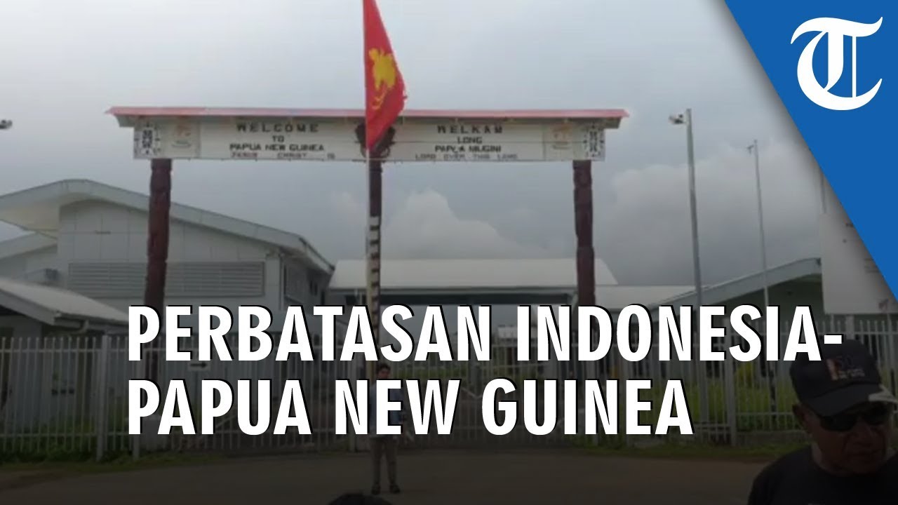 Melihat ke Perbatasan Indonesia-Papua New Guinea di Skouw - Tribun Video