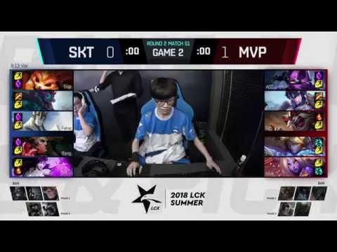SKT vs MVP Game 2 Highlight I LCK Summer Split I 17.7.2018