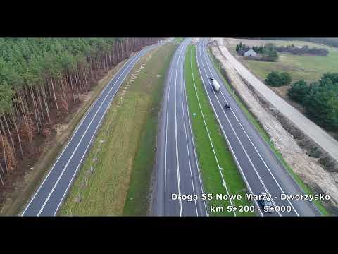 [12 01.2022] Film lotniczy - Budowa drogi S5 odc.1 Nowe Marzy - Dworzysko