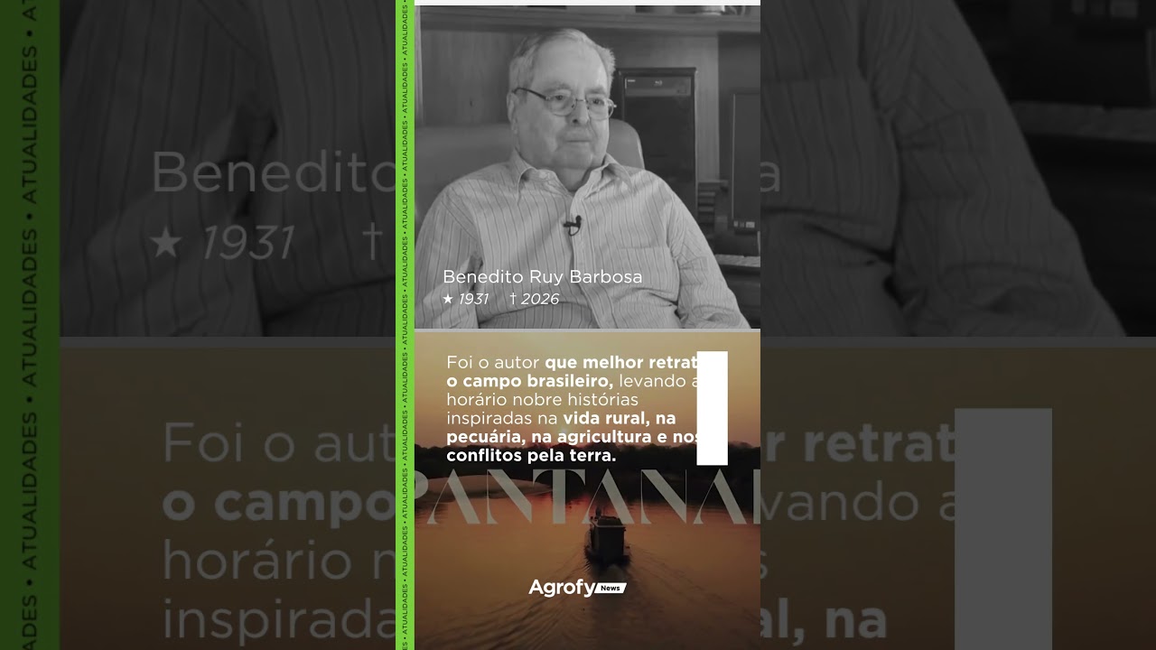 Morre Benedito Ruy Barbosa, autor de Pantanal e O Rei do Gado #shorts