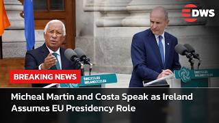 FULL PRESSER: Antonio Costa and Micheal Martin Hold EU Presidency Press Conference | AC14
