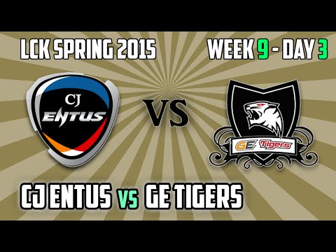4. GE Tigers vs CJ Entus - Game 2 - Highlights - LCK Spring 2015 - W9D3