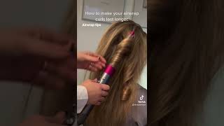 How to dyson airwrap. Longer lasting curls