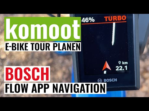 Im TEST: komoot Route planen für E BIKE Tour mit BOSCH Flow App Navigation