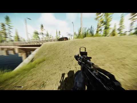 Photo finish extract - Limping into the bridge extract on no legs in Woods map