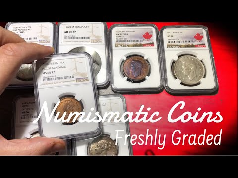 Freshly NGC Graded Numismatic Coins! 1953 Proof Set and Stonking George III!