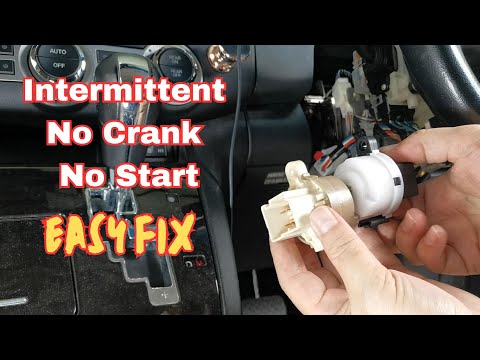 Replace Ignition Switch for Mazda MPV - Intermittent No Crank No Start Problem
