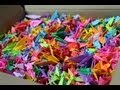 Folding 1000 Origami Paper Cranes for a ...