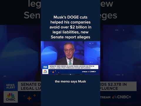 Musk's DOGE cuts helped his companies avoid over $2B in legal liabilities, new Senate report alleges