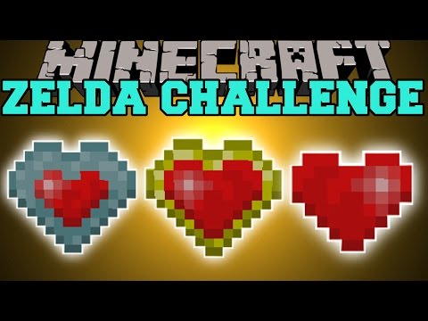 Minecraft: ZELDA CHALLENGE (MORE HEARTS, FAIRY FOUNTAINS, & MORE!) Mod Showcase