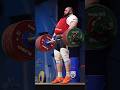 Lasha Talakhadze 🇬🇪 252kg / 555lbs C&J 🥇! #cleanandjerk  #weightlifting #slowmo #slowmotion
