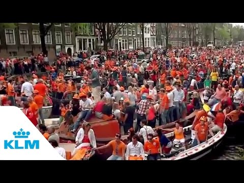 KLM - King's Day in Amsterdam