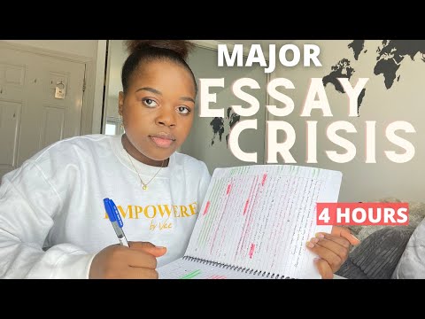 writing 2,500 words in 4 HOURS! - essay crisis guide