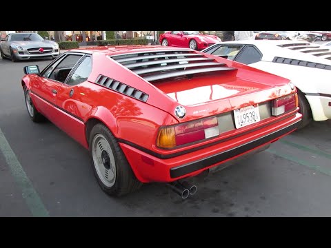 Rare 1980 BMW M1 (w/ startup)