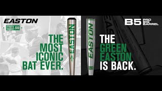 Video thumbnail: The Green Easton is Back | B5 Pro Big Barrel BBCOR Baseball Bat: BB21B5