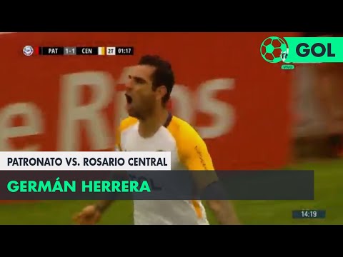 Germán Herrera (1-1) Patronato vs Rosario Central | Fecha 10 - Superliga Argentina 2018/2019