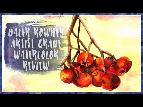 Daler Rowney Artist Grade Watercolor | Art Supply Review