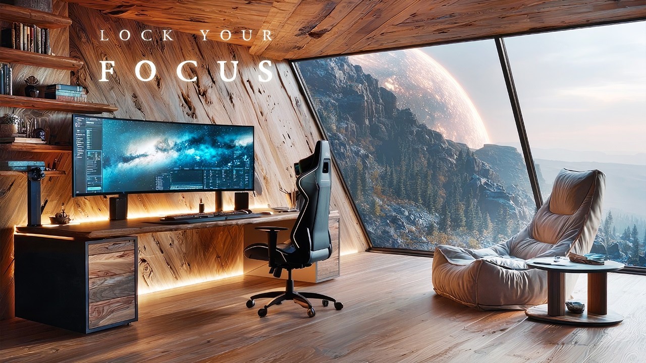 Zero Distractions: Sci Fi Ambient Music for Coding & Intense Productivity (15Hz Binaural Beats)