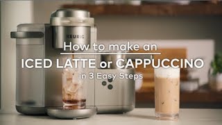 How to make an Iced Latte or Cappuccino in 3 Easy Steps