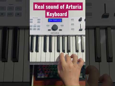 Real sound of Arturia keyboard keylab essential  88 #shorts