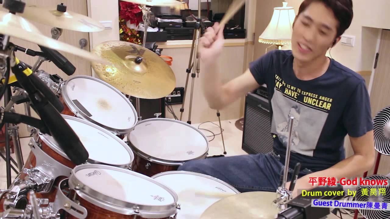 平野綾 - God Knows - DrumCover by 黃昺翔&陳曼青