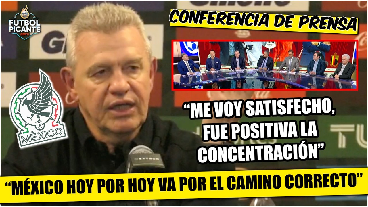 VASCO AGUIRRE mostró SATISFACCIÓN tras el empate: 'MÉXICO respondió ante BÉLGICA' | Futbol Picante