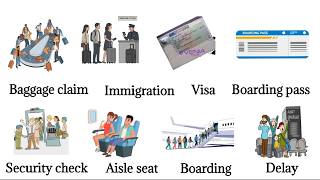 Airport & Travel Words for Beginners | Learn Simple English for Travel ✈️