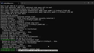 Download the video "LDAP Part One Set up LDAP Server   Verify OpenLDAP Debian"
