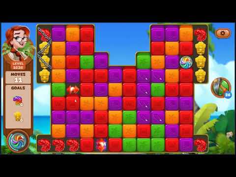 Lost Island Blast Adventure Level 1636 - NO BOOSTERS 🏝️ | SKILLGAMING ✔️