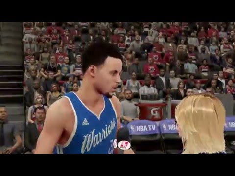 NBA 2K16 Golden State Warriors vs Washington Wizards