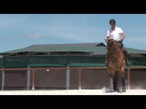 Caio Carvalho, entre équitation et football.