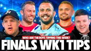 Who Are The Boys Tipping This Week? NRL Finals Week 1 Tips With Josh M