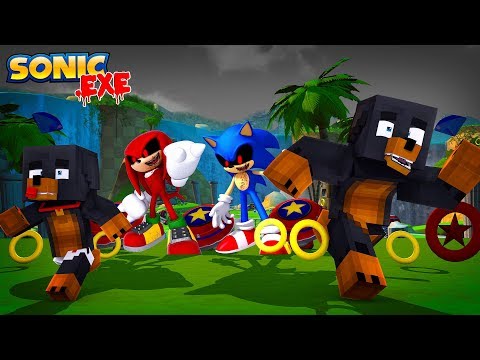 Minecraft SONIC.EXE - 24HR SURVIVAL CHALLENGE IN SONIC WORLD @ 3:AM w/ UGANDAN KNUCKLES & SONIC.EXE