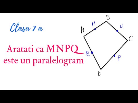 How do we show that a quadrilateral is a parallelogram? Grade 7