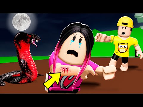 A ANA TOYS GAMES FOI PICADA POR UMA COBRA VENENOSA NO BROOKHAVEN