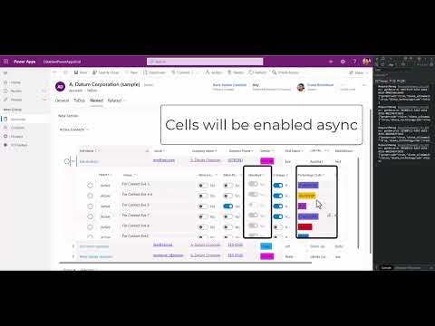 Disable Cells Using Power Apps Grid Customizer Control