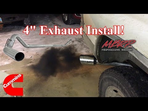 Second Gen Cummins Exhaust Install - DIY Tutorial!