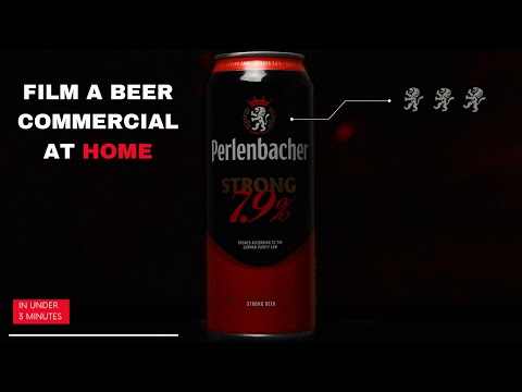 How I Filmed & Edited This Minimalistic Beer Commercial!