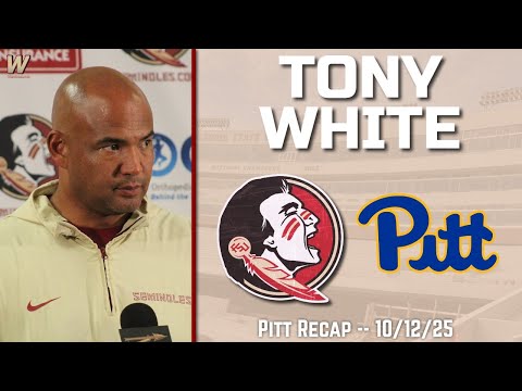 Tony White FSU Pitt Recap 10-12-25 | FSU Football | Florida State Football | Warchant TV