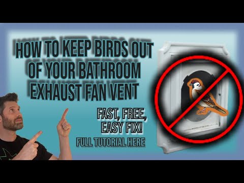 YouTube video about: How to get bird out of microwave vent?