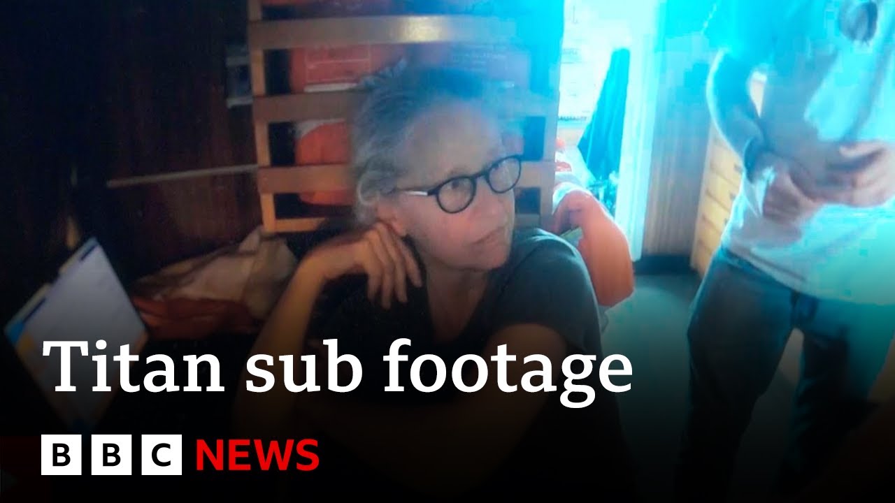 Titan submersible footage captures moment of implosion | BBC News