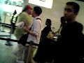 2 face and kenny ogungbe heathrow airport