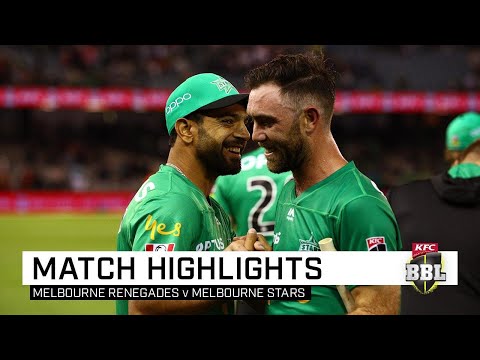 Maxwell blasts Stars to derby victory over winless Renegades | KFC BBL|09