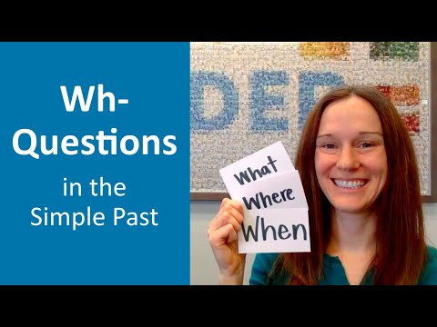 Simple Past Wh-Questions
