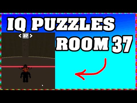 ROOM 37 IQ PUZZLES Roblox Walkthrough [Full Guide English]