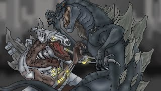 Кинг Конг против Годзиллы 13 / King Kong vs. Godzilla - Cyber-Zilla. The final