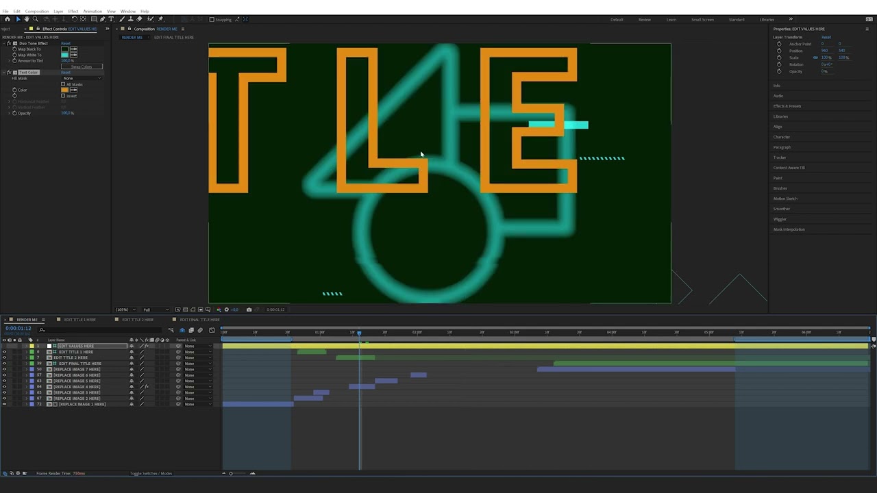 How to edit the Urban Glitchy Youtuber Intro Extended