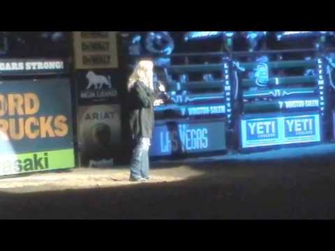 National Anthem PBR Winston-Salem - Tammie Davis